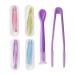 4 Pack Contact Lens Remover and Inserter Tool for Soft Lenses Portable Contact Lens Applicator with Tweezers & Storage Case Contact Lens Handling Kit for Outgoing Travelling 4 Colors