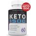 Justified Laboratories (2 Pack Advanced Keto 1500 Keto Pills 1275MG New & Improved Formula Contains Apple Cider Vinegar Extra Virgin Olive Oil Powder Green Tea Leaf 120 Capsules 60 Count (Pack of 2) - Buy Online on GoSupps.com