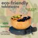 77 Star Bamboo Baby Weaning Set - Suction Bowl, Plate, Spoon & Fork | Non-Slip Baby Feeding Set with Detachable Suction Base | Grey Color - Buy Online on GoSupps.com