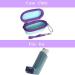 Mchoi Teal Hard Carrying Case for Ventolin Inhaler - Includes Carabiner Keychain & Lanyard - Buy Online on GoSupps.com