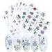 susiodeu 12 Sheets Christmas Nail Art Decals DIY Fashion Self-Adhesive Nails Patches Beauty Manicure Tools Home Salon Accessories - Buy Online on GoSupps.com