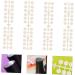 minkissy 12 Sets Nail Display Board Nail Tip Color Plate Rechargeable Razor for Women Sheer Nail Polish Nail Color Display Chart Nail Color Chart Fake White Sample Supplies 3d Plastic - Buy Online on GoSupps.com
