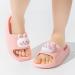 DRECAGE Kids Flip-Flops | Girls & Boys Soft Slide-Resistant Bathing Sandals - Pink Bunny Summer Slippers (EU Sizes 23-33) - Buy Online on GoSupps.com