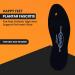 Happy Feet Insoles for Foot Pain Relief | 20% Extra Gel Arch Support | Plantar Fasciitis & Flat Feet Comfort | S (W7.5-8/M5-6.5 - Buy Online on GoSupps.com