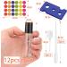 DKBT Essential Oil Roller Bottles 12Pcs 10ml Empty Rollerball Bottle Roll on Bottles with Stainless Steel Roller Balls transparent Glass Roller Bottles for Essential Oils Perfumes Cosmetics 10ml 12pcs Transparent - Buy Online on GoSupps.com
