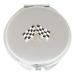 Chequered Flags Compact Mirror Handbag Gift With Free Engraving 550