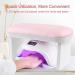 Kalolary Professional Leather Nail Arm Rest for Manicures - Pink - Buy Online on GoSupps.com
