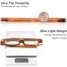 4 Pack Blue Light Blocking Folding Reading Glasses - Lightweight & Portable for Men & Women 2.0 Diopters Mixed Colors - Buy Online on GoSupps.com