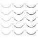 Sibba 15 Pieces Elastic Hook Hair Tie Hooks Hair Cord Bungee Hair Ties Styling Ponytail Holder for All Hair Types (15 Pieces)