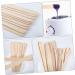 Minkissy 400 STK Waxed Wooden Rods - Hair Removal Spatula & Make-Up Applicator | Premium Wax Accessories for Face & Body - Buy Online on GoSupps.com
