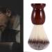 Yusat Professional Shaving Brush for Men | Nylon Hair Beard and Facial Cleansing Tool | Premium Wooden Handle Barber Brush - Buy Online on GoSupps.com