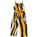 Yellow Striped Toddler Girls Sleeveless T Shirt & Shorts Outfit - Size 3-4 Years - Buy Online on GoSupps.com