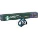 STARBUCKS Espresso Roast by Nespresso Dark Roast Coffee Capsules 10 x 10 (100 Capsules) - Buy Online on GoSupps.com