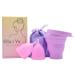 Ella y Yo - 2 menstrual cups of sizes L sterilizer and cotton carrier bag - menstrual cup 100% soft medical silicone washable and reusable (L -L) 2L