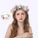 Flower Crown Headdress for Weddings & Festivals | Floral Wreath Hair Accessories - Buy Online on GoSupps.com