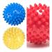 Proleo 3 Set Igelball Set with knobs hedgehog ball massage ball nopy ball perfect for stress reflexology and trigger point massages 9 & 7.5 cm (stress ball)