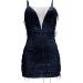 Satin Evening Dress for Women | Elegant Spaghetti Strap Fishtail Midi Dress | Backless A-Line Cocktail & Bridesmaid Dress | Sexy Blue Party Dress in XXL - Buy Online on GoSupps.com