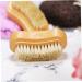 Wooden Nail Brushes Cleaning Bristle Nail Brushes Manicure Pedicure Nail Scrubber for Fingernail Toenail - Buy Online on GoSupps.com
