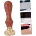 Outanaya 1pc Dispensing Plate Tool Retro Sealing Stamp Espresso Tool Vintage Envelopes Hotfix Wooden Handle 1 count (Pack of 1) Golden - Buy Online on GoSupps.com