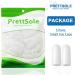 PrettSole Silicone Toe Protectors - 5 Pairs Soft Toe Caps for Corns, Calluses, Blisters | Toe Sleeves for Ingrown Toenail Relief | Reduce Friction | Ideal for Running, Walking | White - Buy Online on GoSupps.com