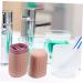 PLAFOPE Travel Wash Cup Set - 2 Toothbrush Containers in Assorted Colors | Bathroom Accessories 20x7cm - Buy Online on GoSupps.com