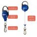 Hook-Eze Fly Fishing Zinger Retractor 3-Pack for Anglers Vest - Fishing Gear for Nippers, Forceps, Fly Float Ant - Belt Loops & Backpack - Durable Equipment - Buy Online on GoSupps.com