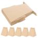 KALLORY 10pcs Outdoor Garbage Bags Emesis Bags Disposable Kraft Paper Bags Disposable Kraft Paper Bags Disposable Emesis Bag Motion Sickness Patches Carsickness Vomit Bag Vomit Pouch Child