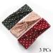 Fashband Boho Headband Pack of 3 - Red Elastic Criss Cross Yoga Hair Wraps for Women & Girls - Wave Point Hair Accessories - Buy Online on GoSupps.com