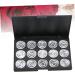 TOVINANNA 3pcs 15 Empty Cosmetic Case Eyeshadow Eye Shadow Travel Makeup Case Make up Kit Concealer - Buy Online on GoSupps.com
