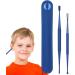 Ear Cleaning Tool Set - Gentle Two-Tips Curette Kit for Kids & Adults - Portable Ear Wax Discharging Supplies - 360 Degree Thorough Cleaning - Blue - Buy Online on GoSupps.com
