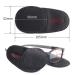 Quesuc Glasses Patch - 12pcs Reusable Eye Flap for Amblyopia Treatment in Adults & Children - Left/Right Eye Coverage (Black Medium) - Buy Online on GoSupps.com