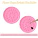 100 Pcs False Lash Glue Holder - Disposable Eyelash Extensions Trays Plastic Pink Glue Holder Pallet Pads for Professional Use - Buy Online on GoSupps.com