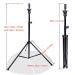 Adjustable Wig Stand Tripod - 57 Inch Mannequin Head for Wigs, Hair Extensions & Cosmetology Training - Buy Online on GoSupps.com