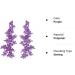 IXUEYU 2 Pcs Purple Car Bone Sequin Embroidery Flower Patches - DIY Applique for Wedding Dress, Headwear & Clothing Accessories - Buy Online on GoSupps.com