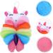 Beaupretty 4 pcs Children's Bath Balls & Sponges | Soft Exfoliating Shower Scrubs & Washcloths | Cute Baby Bath Accessories - Buy Online on GoSupps.com