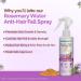 Mamaearth Rosemary Water Anti-Hair Fall Spray with 100% Pure Rosemary Water & Methi Dana 200ml | Stronger Denser Hair | 24Hr Frizz Control | Folligen ANA Lupe Fision Aquashield | Shiny Smooth Hair - Buy Online on GoSupps.com