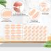 Shop Tancuder 72 Pairs Anti-Slip Nose Pads for Glasses & Sunglasses - Self-Adhesive Skin Color Drop & D-Shape Foam Pads - International Shipping Available - Buy Online on GoSupps.com