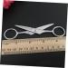WOONEKY 2pcs Barber Shaving Tools Set - Stainless Steel Straight Razor & Mustache Scissors | Old Fashioned Yangjiang Manual Shaver - Buy Online on GoSupps.com