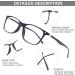 4 Pack Progressive Multifocus Reading Glasses for Men & Women - Blue Light Blocking Anti Eyestrain - Black Tortoise Pink Clear - 1.5 Diopters - Buy Online on GoSupps.com