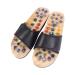 FRCOLOR 1 Pair Massage Slippers Foot Massager Shoe Men Slide Sandals Mens House Slippers Men s Sandals Man Sandals House Shoes for Men Shoes Sandals Mat Wooden Agate Leisure Shoes 37 EU Black