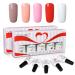 Vishine Soak Off UV LED Gel Nail Polish Multicolor Varnish Gift Set Of 5pcs X 10ml for Nail Art TX001