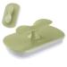 Bathroom Sponge Cleaner - Bathroom Cleaning Sponge with Handle | Shower Cleaning Sponge | Non-Scratch Bathroom Sponge | Handheld Scrub Brush | Best Sponge for Hard Water Stains Tiles Soap Scum Green