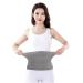Clobeau Kidney Warmer & Lumbar Support Belt | Wool Thermal Brace for Back Pain Relief | Plush Waist Warmer for Radiculitis & Rheumatic Support - Dark Grey - Buy Online on GoSupps.com