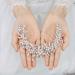 Handcess Pearl & Crystal Head Bars | Elegant Wedding Headdress for Brides & Bridesmaids | Rhinestone Hair Accessories in Silver - Buy Online on GoSupps.com