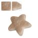 Y2K Sweet Hair Clip Cute Star Shape Hairpin Furry Plush Barrettes For Women Girls Winter Headdress Hair Accessories Parties Khaki