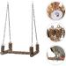 Bird Toys Wooden Perch For Large Birds Natural Wood Parrot Swing Chew Toy Easy To Install For African Greys Mini Macaws Bird Chew Toys Wood For Cockatiels Parakeets Lovebirds Conure Parrots - Buy Online on GoSupps.com