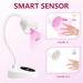 Makartt UV Nail Lamp - Mini 10W Rechargeable LED Nail Dryer with Auto Sensor & Timers for Gel Nails - Perfect for Home DIY Manicure - Buy Online on GoSupps.com