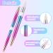 TIESOME Rhinestone Picker Tool with Wax Tip Nail Rhinestone Picker Dotting Wax Pen Nail Dotting Tool Rhinestone Pickup Applicator Tool Gem Picker Tool for DIY Nail Art - Buy Online on GoSupps.com