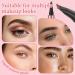 OIXYAZ OIXYA Waterproof Eyebrow Pencil with 4 Split Tips Micro 3D Eyebrow Pencil Waterproof and Easily Creates Natural Looking Eyebrows Eyebrow Dye 05 Brown - Buy Online on GoSupps.com