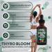 Clean Nutra Thyroid Support Drops Selenium Zinc Iodine L Tyrosine KSM66 Ashwagandha Vitamin D3 B12 A C Turmeric Kelp Schisandra Guggul Cayenne Basil Liquid Supplement Folate Copper Thyro Bloom Drop Wild Berry - Buy Online on GoSupps.com
